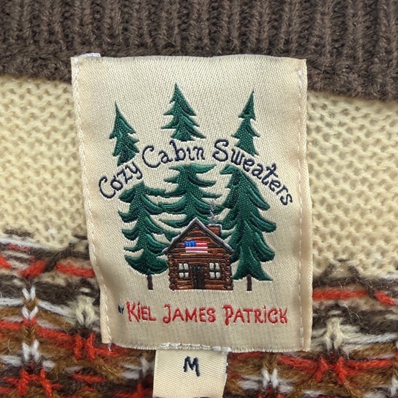 Kiel James Patrick Men’s Tom Turkey Sweater 30% wool size medium. NWT. - Picture 3 of 10